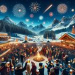 DALL·E 2023-12-31 09.02.55 - A grand outdoor beer party on New Years Eve set in the mountains. The scene shows a large, lively crowd celebrating under a clear night sky filled wi.png